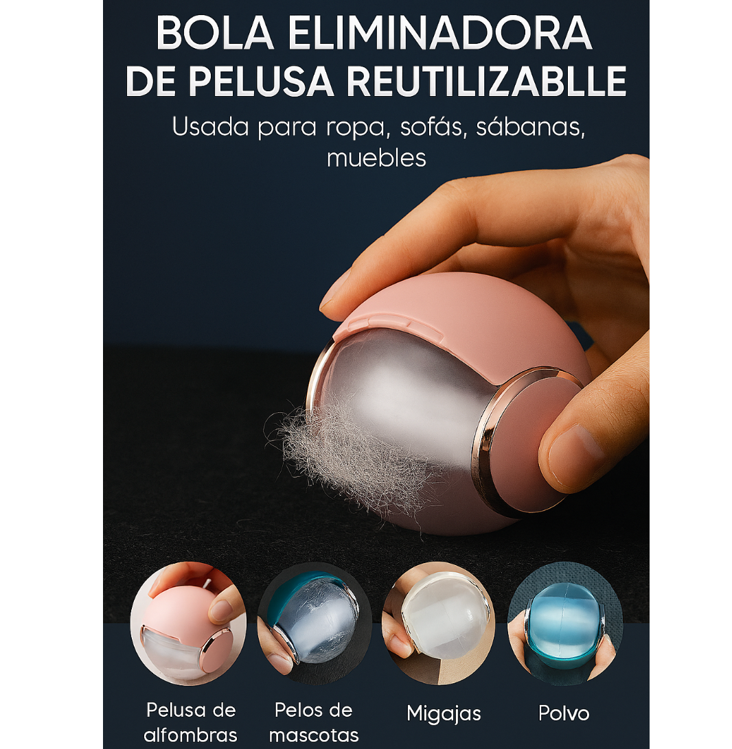 Esfera Magica Que Elimina Pelos Sin Dejar Rastro 🐶🐱